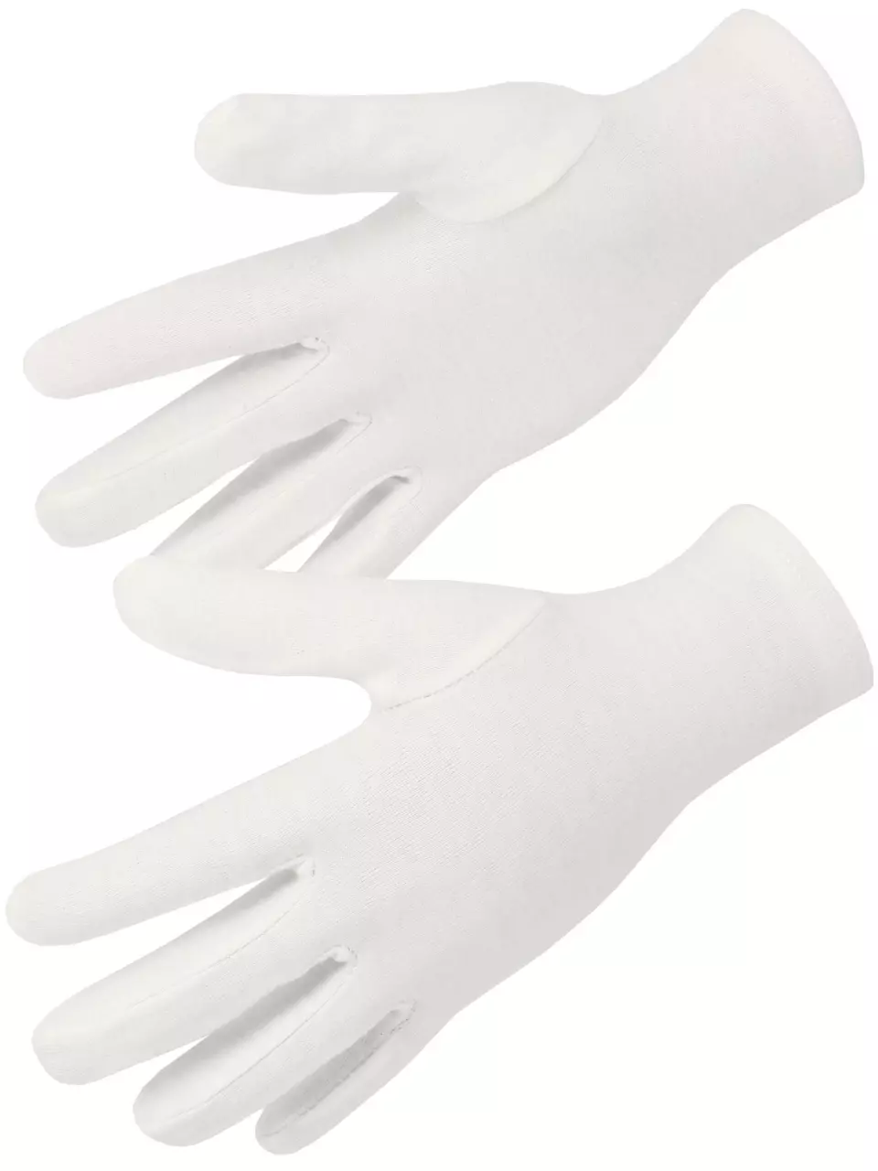 Singer Safety JB10009, Cotton Gloves, Size 9, White, image 1, gallery thumbnail