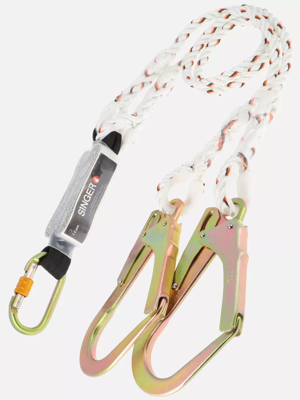 Singer Safety TWINPRO15, Fall Protection Lanyard, 1.50 m, image 1, gallery thumbnail