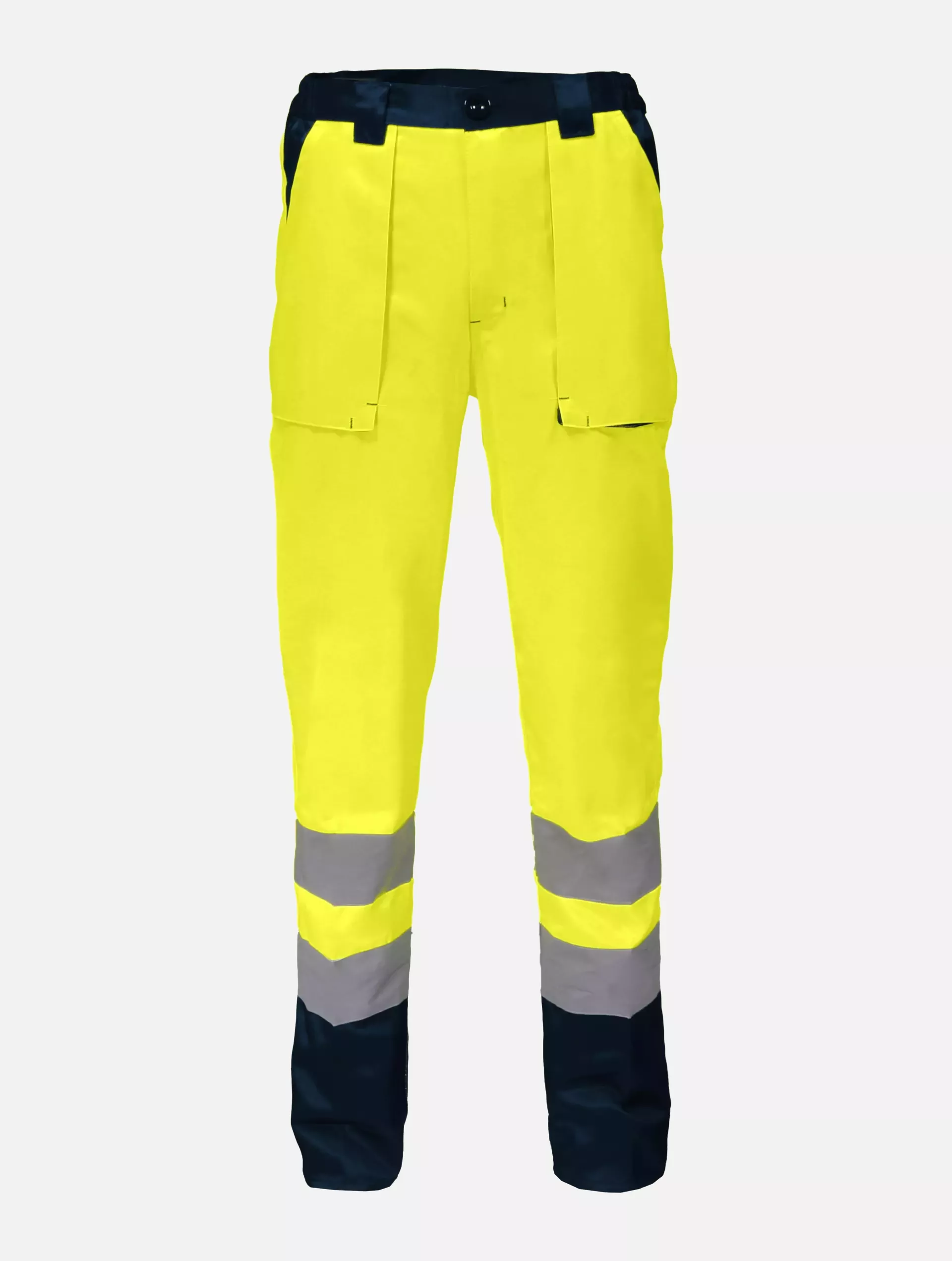 Singer Safety PUMA, High Visibility Work Trousers, Yellow/Navy Blue, image 3