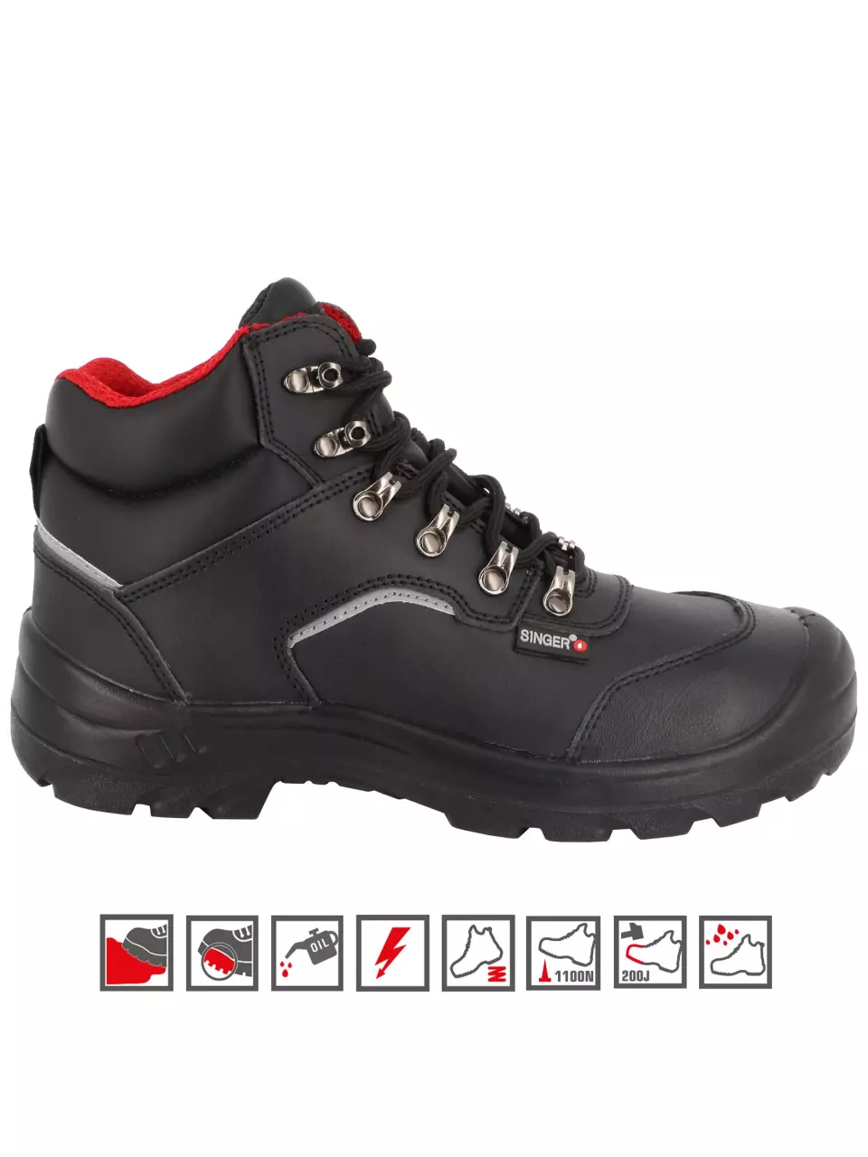 Singer Safety TRIESTE, High Safety Shoe, S3 FO SR, image 3, gallery thumbnail
