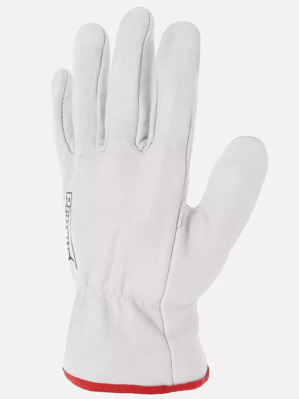 Singer Safety 50F, Cow Grain Leather Gloves, Natural Grey, image 3, gallery thumbnail