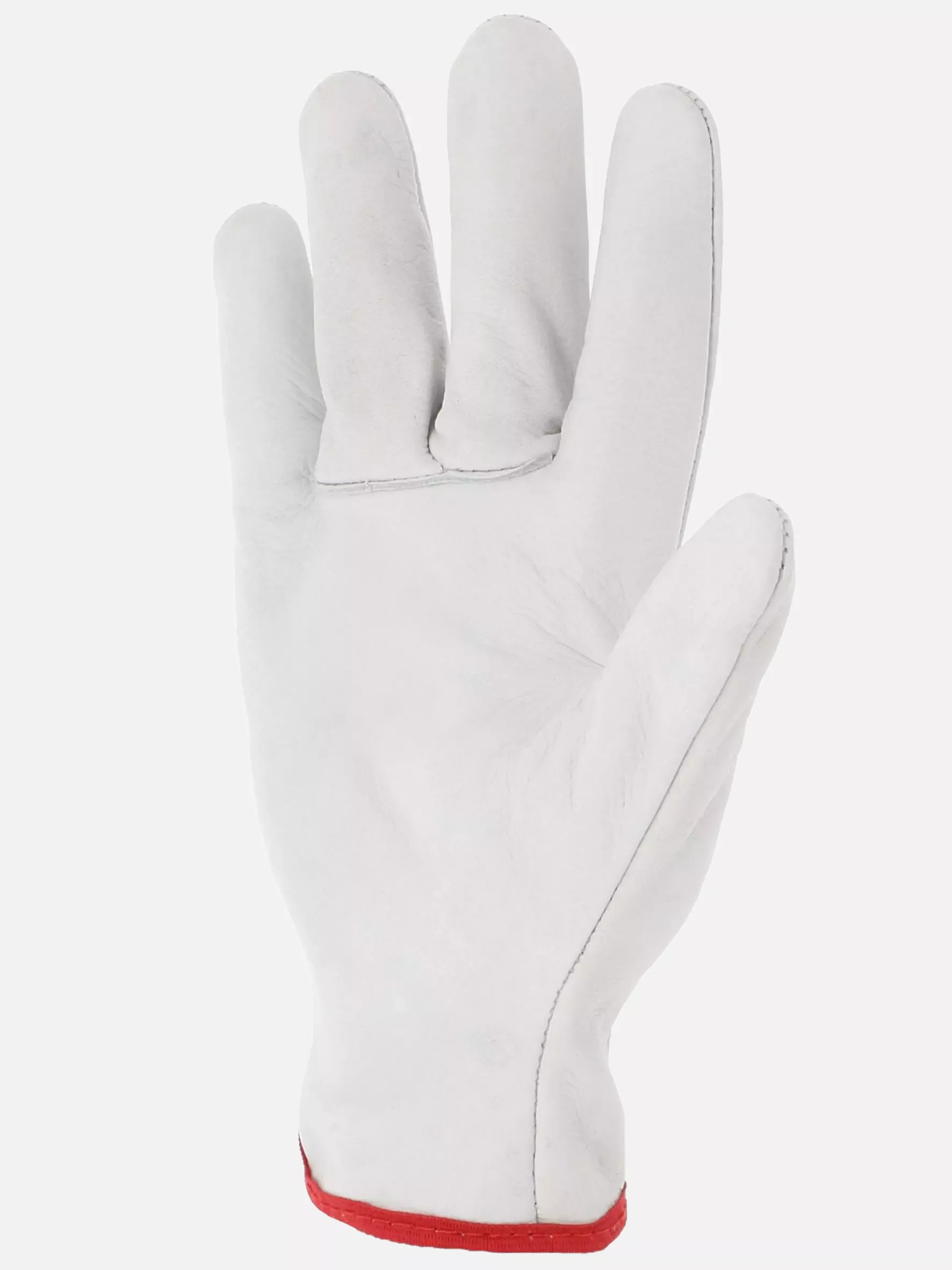 Singer Safety 50F, Cow Grain Leather Gloves, Natural Grey, image 2