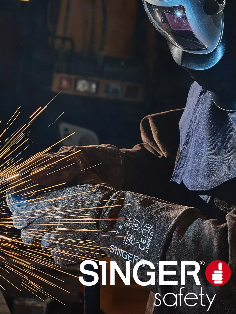 Singer Safety 51WELD, Welding Gloves, image 4, gallery thumbnail