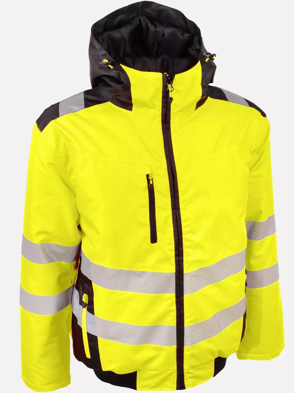 Singer Safety BERGUE, High Visibility Bomber Jacket, Yellow/Black, image 1, gallery thumbnail