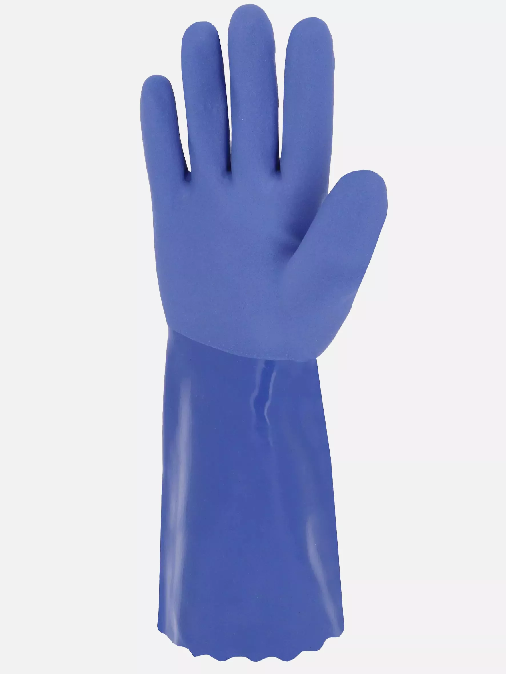 Singer Safety PVC535K, PVC Coated Gloves, 350 mm, Blue, image 2
