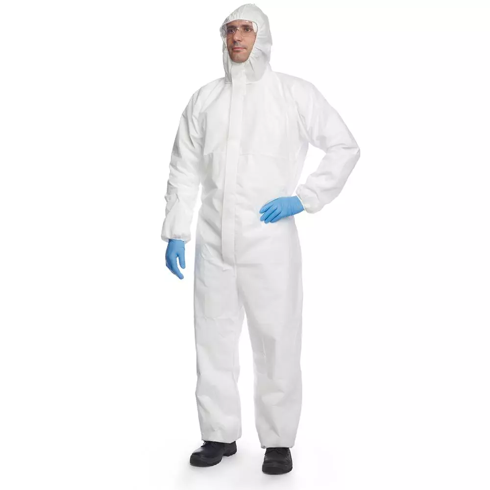 DuPont PB-CHF5-S-WH-00, Proshield 20 Coverall, White, image 2