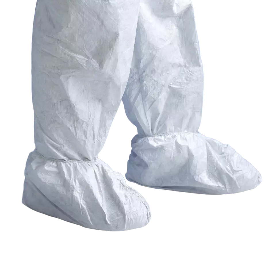 DuPont TY-POS0-S-WH-00, Tyvek 500 Shoe Cover, White, image 1, gallery thumbnail