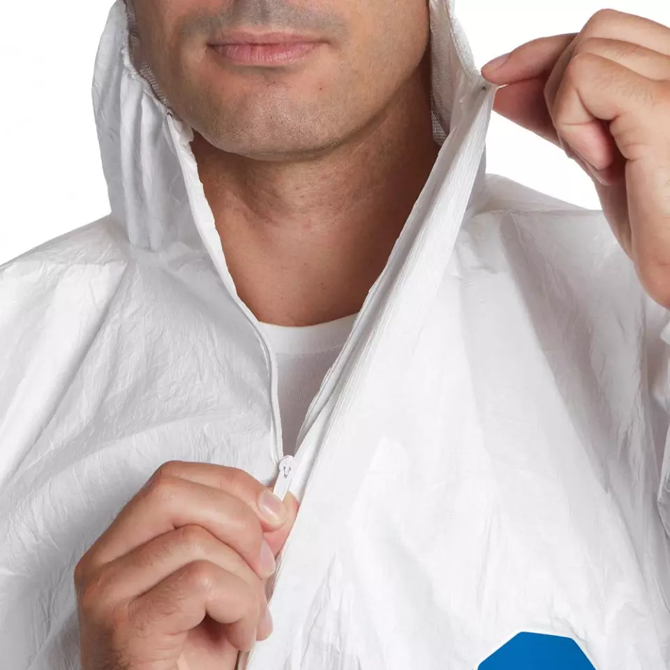 DuPont TY-CHF5-S-WH-XB, Tyvek 500 Xpert Coverall, White, image 4, gallery thumbnail