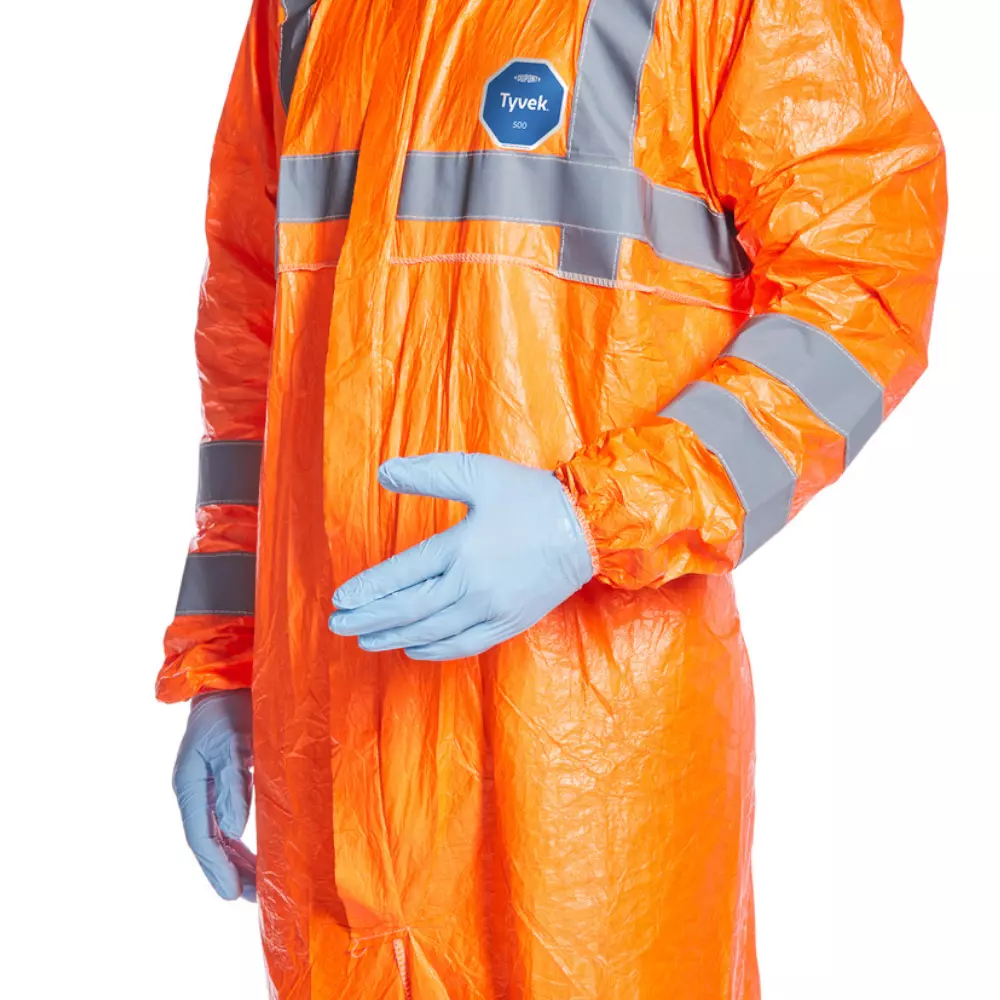 DuPont TY-0125S-HV-00PI, Tyvek 500 HV Skyddsoverall, Orange, image 8