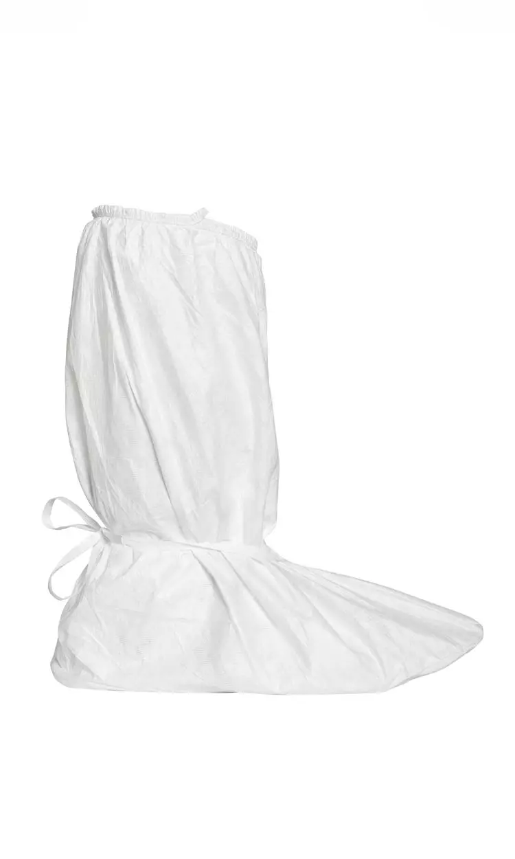DuPont IC-458-B-WH-00-L, Tyvek Isoclean Slip Retardant Boot Cover, White, image 1, gallery thumbnail