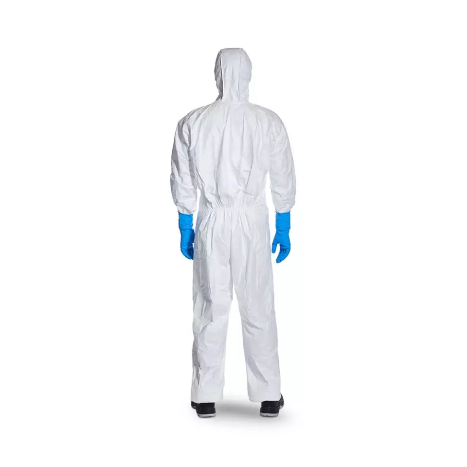DuPont TY-CHF5-S-WH-XB, Tyvek 500 Xpert Coverall, White, image 3, gallery thumbnail