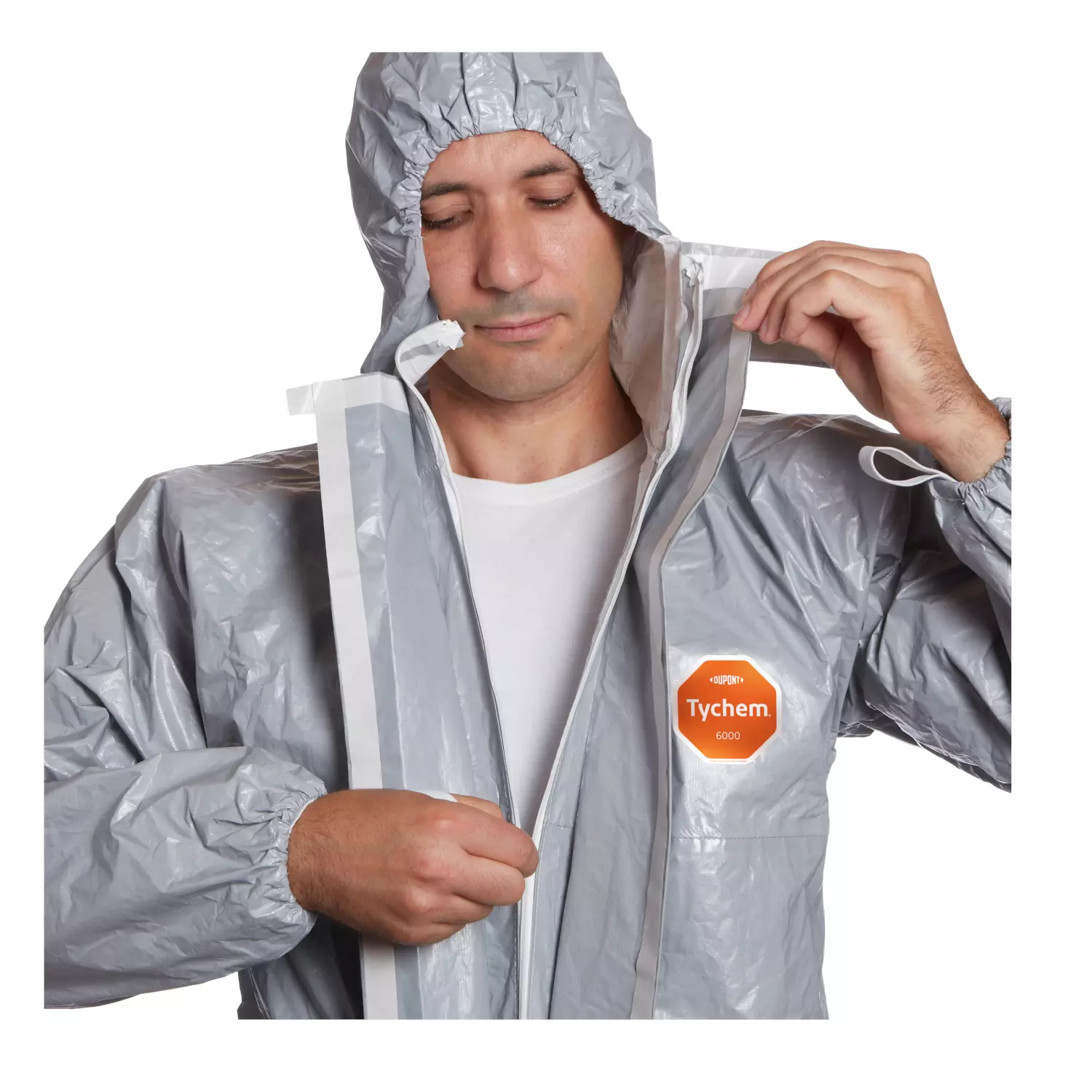 DuPont TF-CHA5-T-GY-00, Tychem 6000 F Overall, grå, image 4