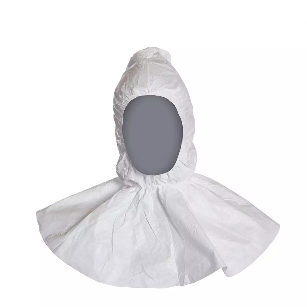 DuPont TY-PH30-S-WH-L0, Tyvek 500 Hood, White, image 1
