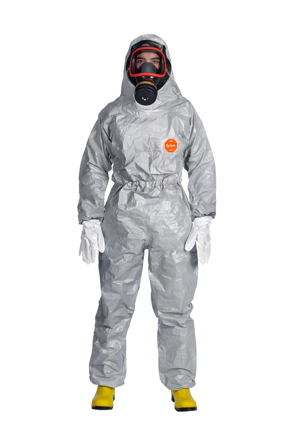 DuPont TF-0611-T-GY-UG, Tychem 6000 F Faceseal Coverall, Grey