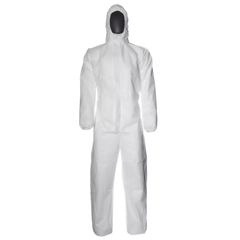 DuPont PB-CHF5-S-WH-00, Proshield 20 Coverall, White, image 4, gallery thumbnail