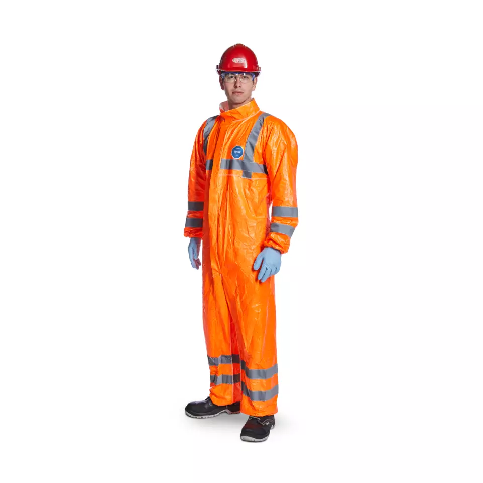 DuPont TY-0125S-HV-00PI, Tyvek 500 HV Skyddsoverall, Orange, image 1, gallery thumbnail