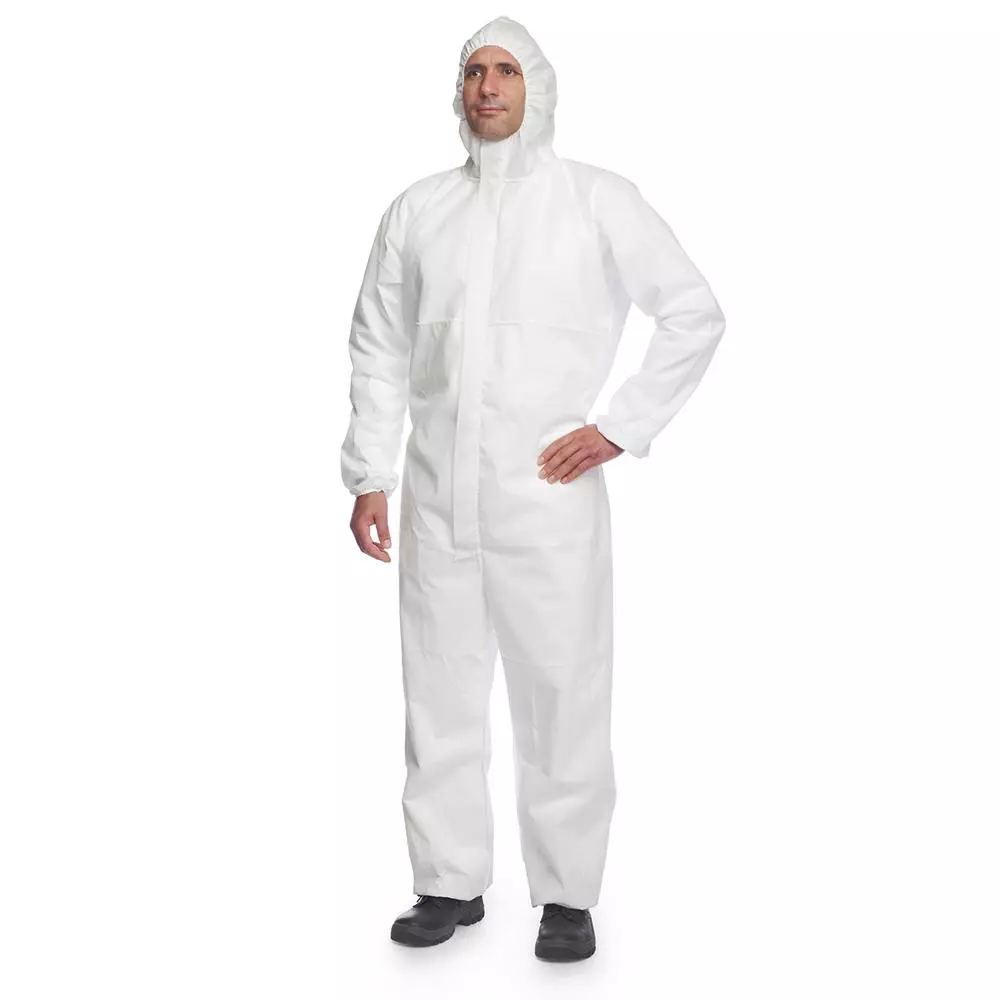 DuPont PB-CHF5-S-WH-00, Proshield 20 Coverall, White, image 1