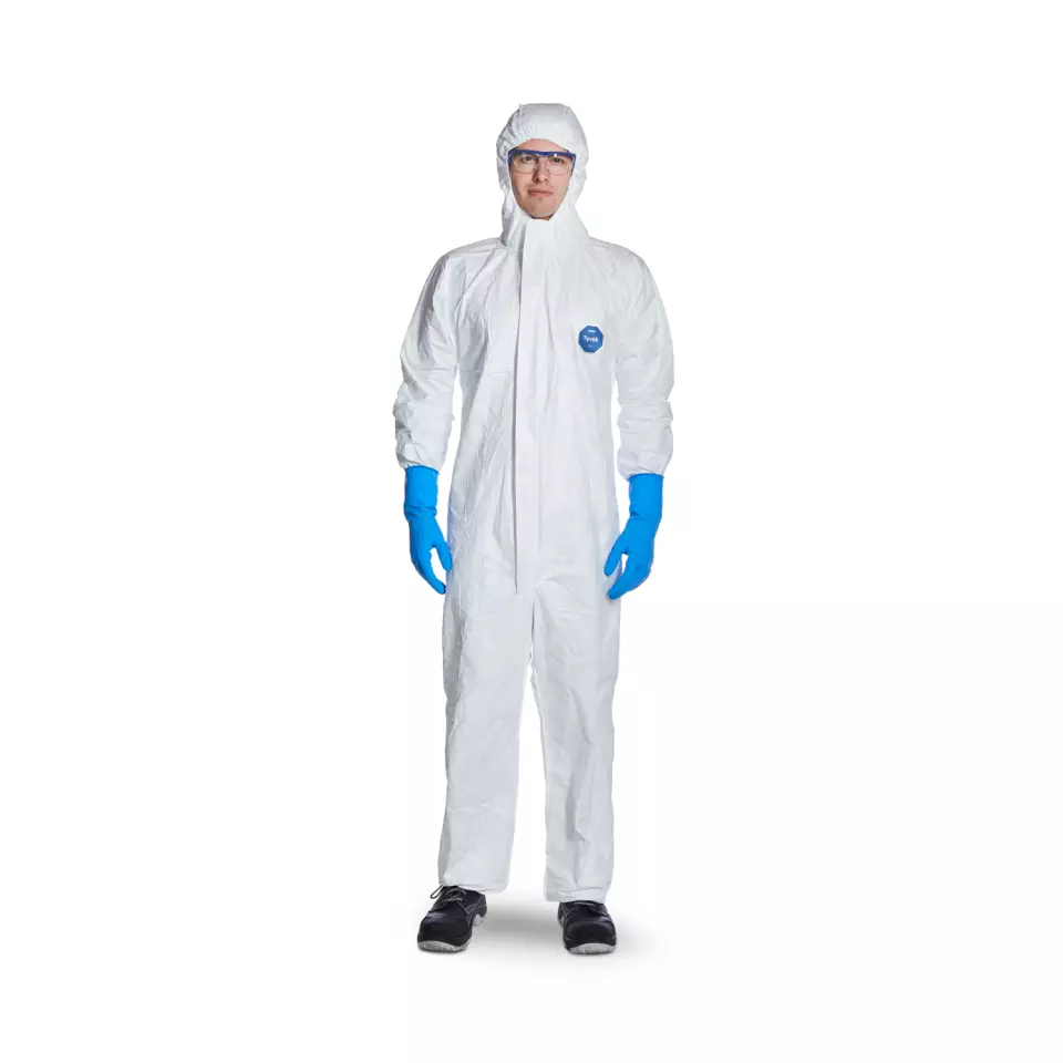 DuPont TY-CHF5-S-WH-XP, Tyvek 500 Xpert Coverall, White, image 1, gallery thumbnail