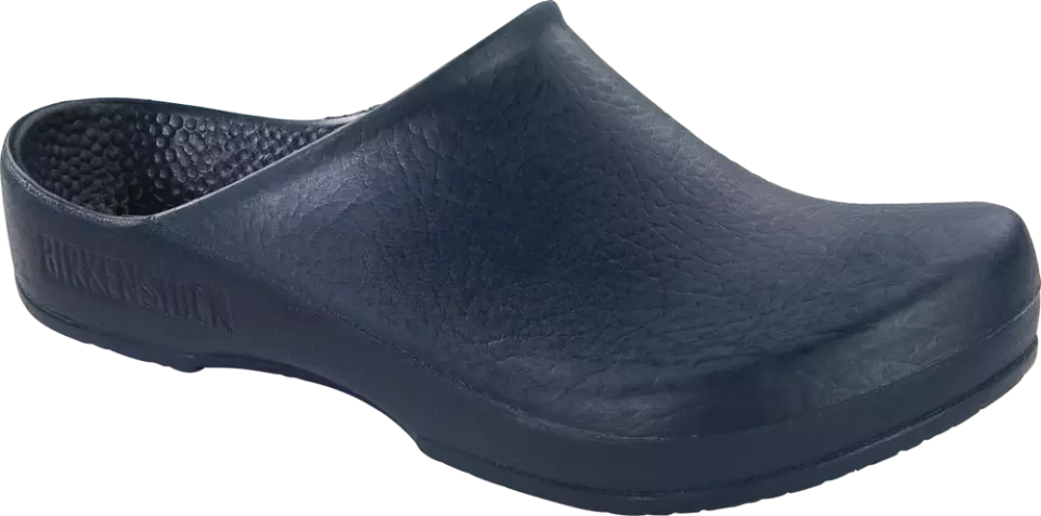 Birkenstock 67070, Klassik Birki Regular Occupational Antistatic PU Clogs, Blue, image 2, gallery thumbnail