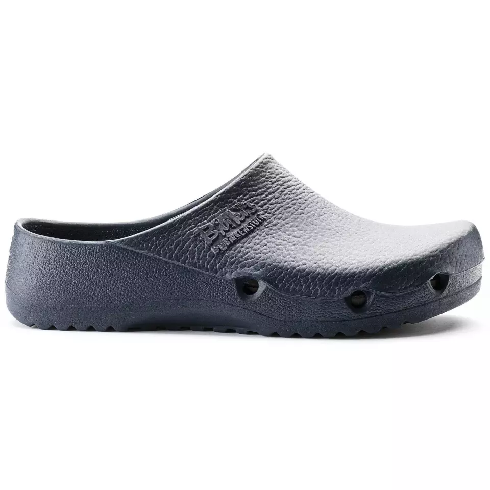 Birkenstock 63070, Birki Air Regular Occupational Antistatic PU Clogs, Blue, image 4, gallery thumbnail