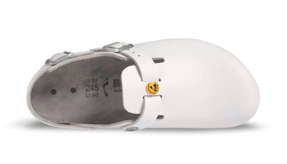 Birkenstock 61418, Tokio ESD NL Narrow Occupational Sandals, White, image 3