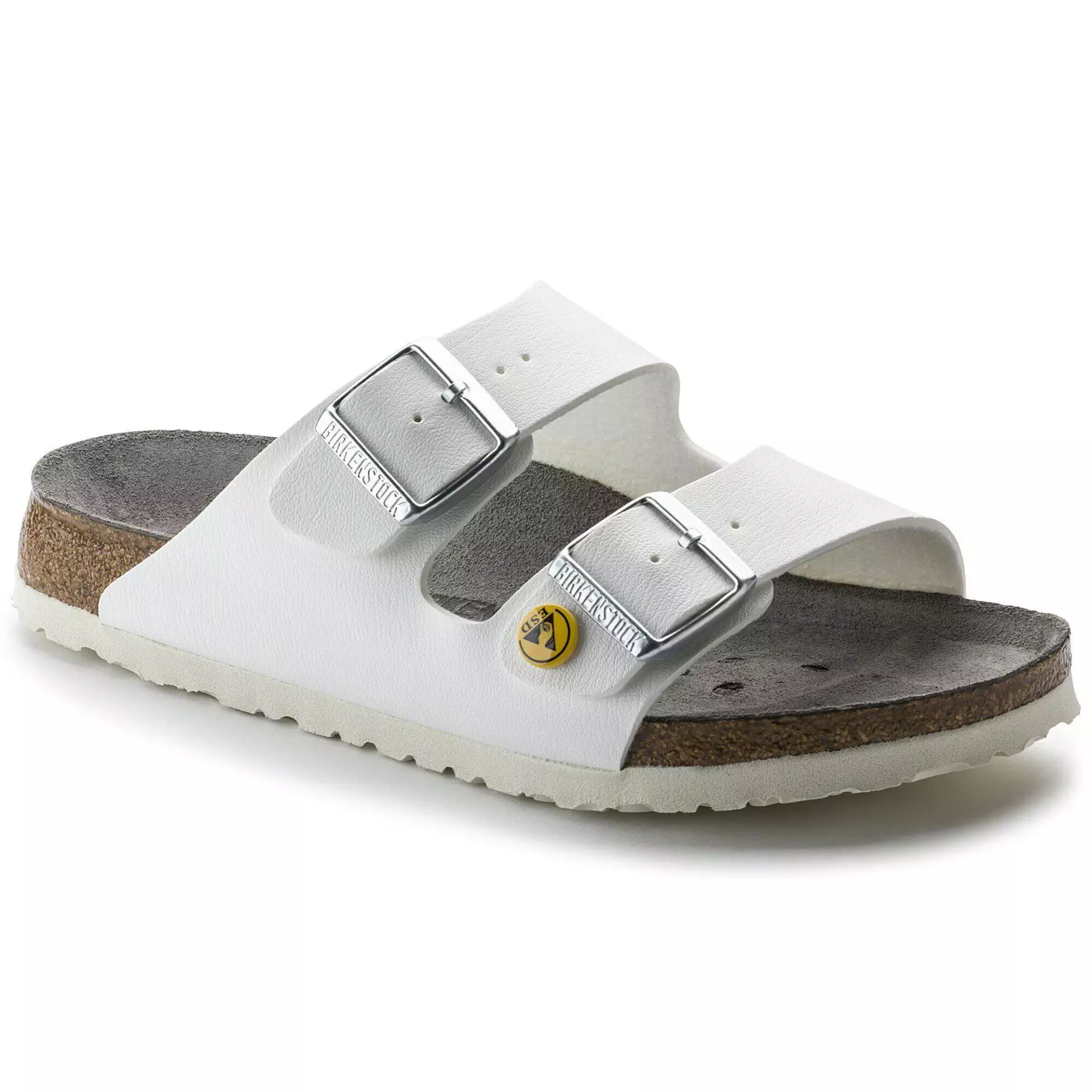Birkenstock 89418, Arizona ESD BF Narrow Occupational Sandals, White