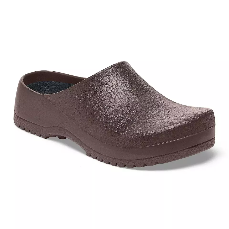 Birkenstock 1027220, Super-Birki Fusion Regular Occupational PU Clogs, Brown, image 1, gallery thumbnail