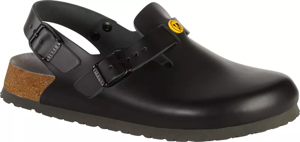 Birkenstock 61408, Tokio ESD NL Narrow Occupational Sandals, Black, image 1