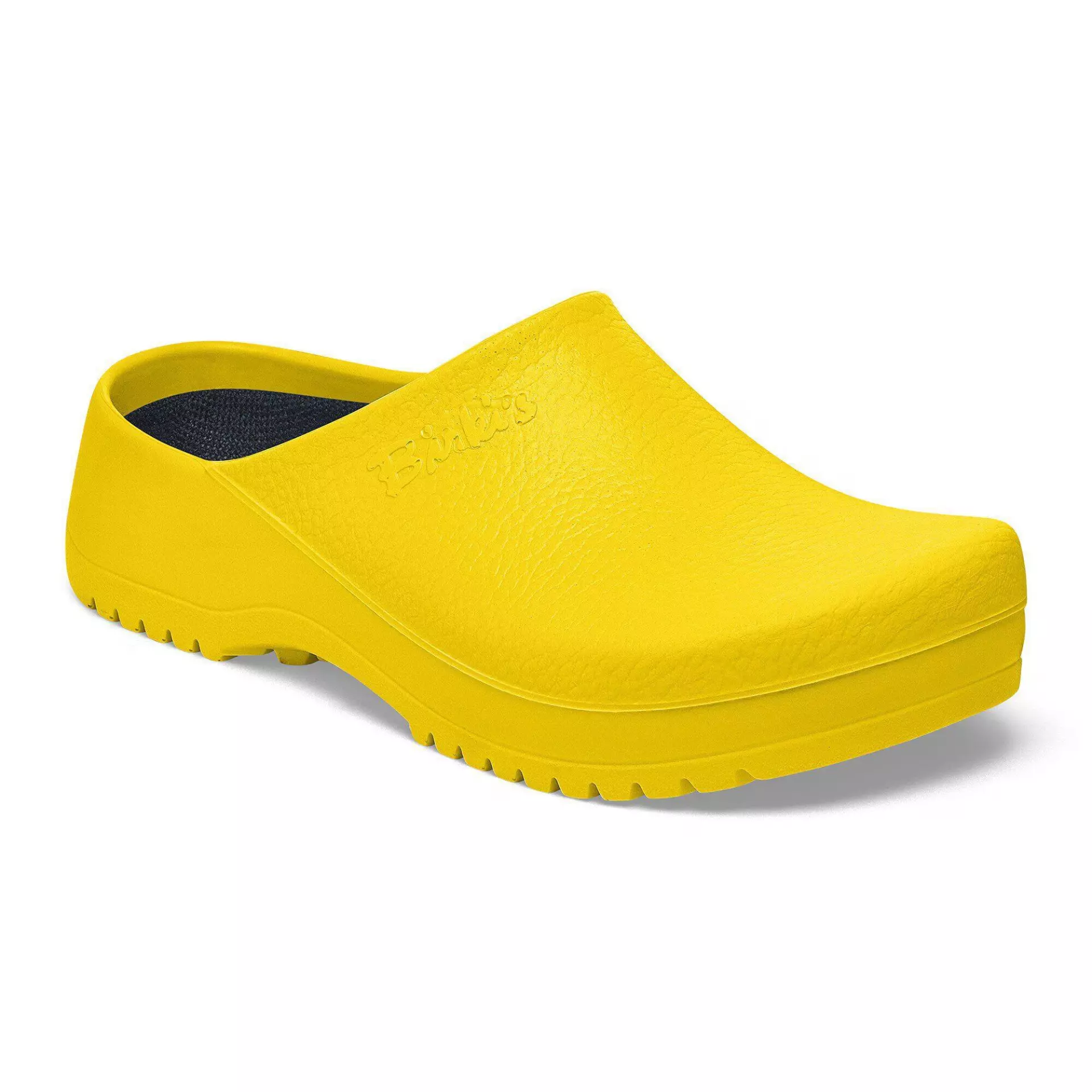 Birkenstock 1027240, Super-Birki Fusion Regular Occupational PU Clogs, Yellow