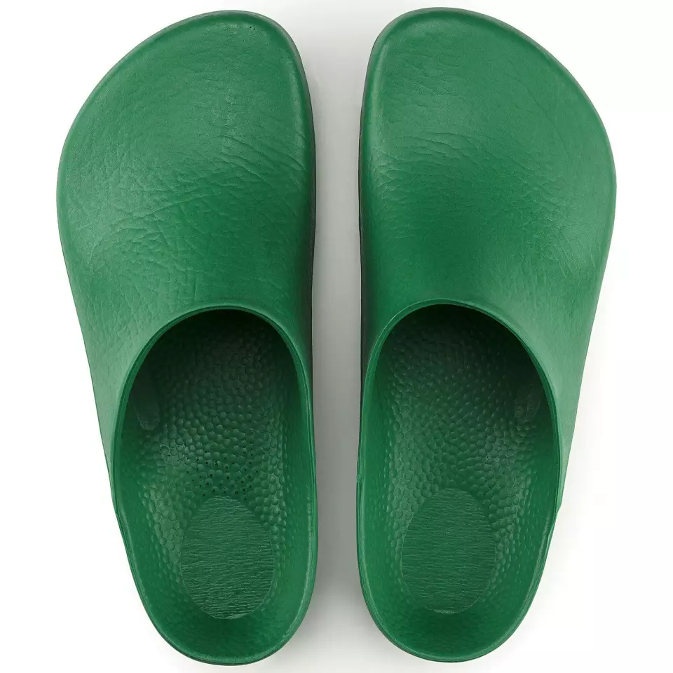 Birkenstock 67050, Klassik Birki Regular Occupational Antistatic PU Clogs, Green, image 2, gallery thumbnail