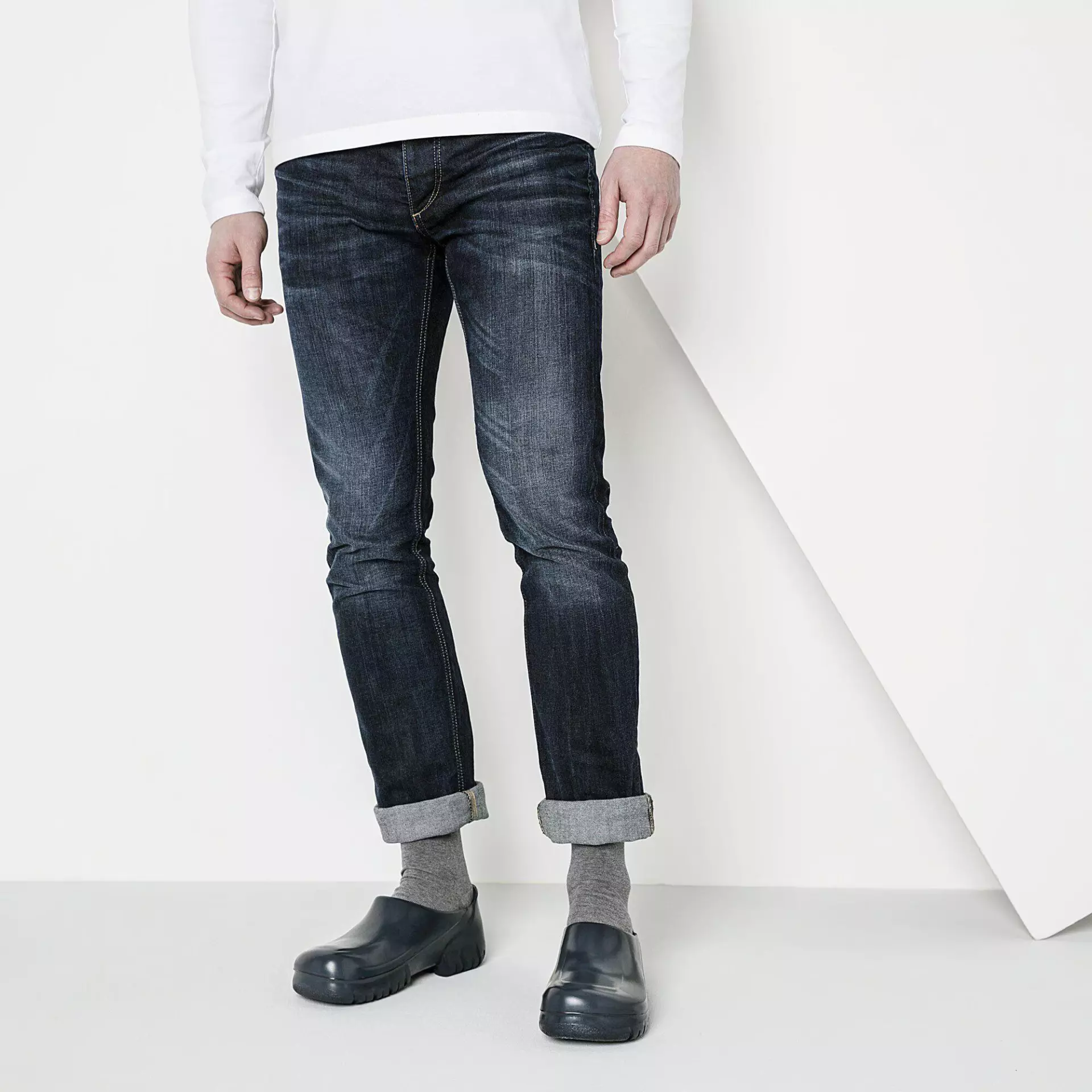 Birkenstock 20252, A 630 Tavalliset ammatti-PU-puukengät turvakärjellä, siniset, image 4