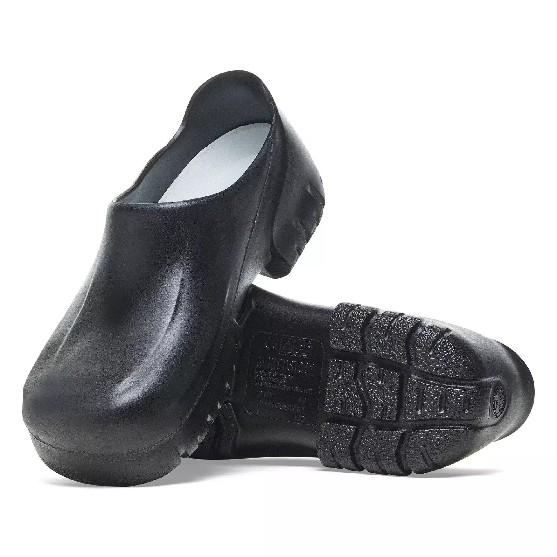 Birkenstock 20272, A 630 Regular Occupational PU Clogs with Steelcap, Black, image 4