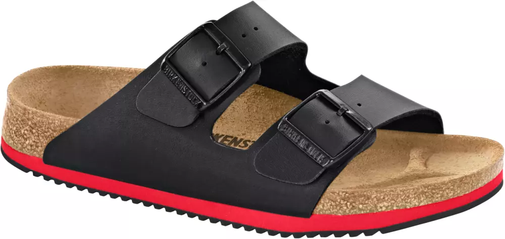 Birkenstock 230116, Arizona SL BF Narrow Occupational Sandals, Black