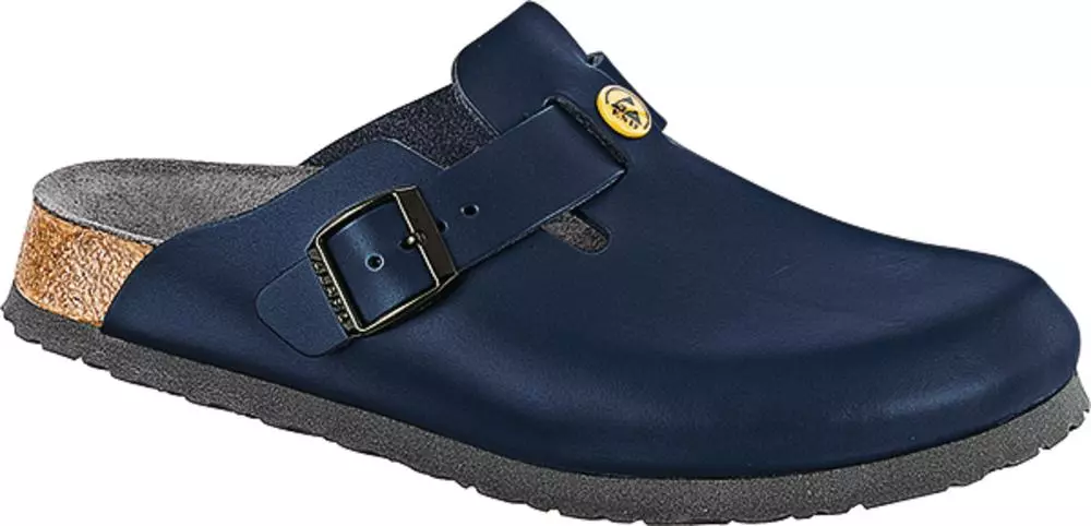 Birkenstock 61380, Boston ESD NL Regular Occupational Sandals, Blue
