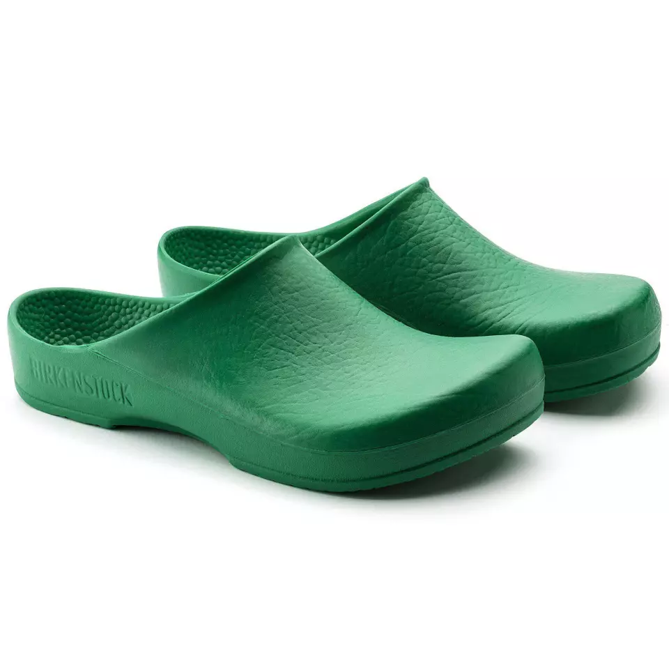 Birkenstock 67050, Klassik Birki Regular Occupational Antistatic PU Clogs, Green, image 5, gallery thumbnail