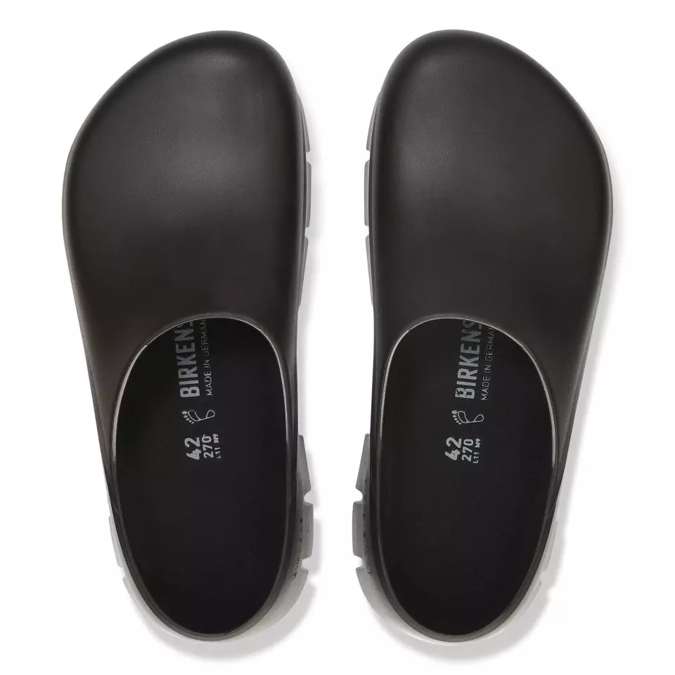 Birkenstock 1025969, Super-Birki 2.0 Regular Occupational PU Clogs, Black, image 3, gallery thumbnail