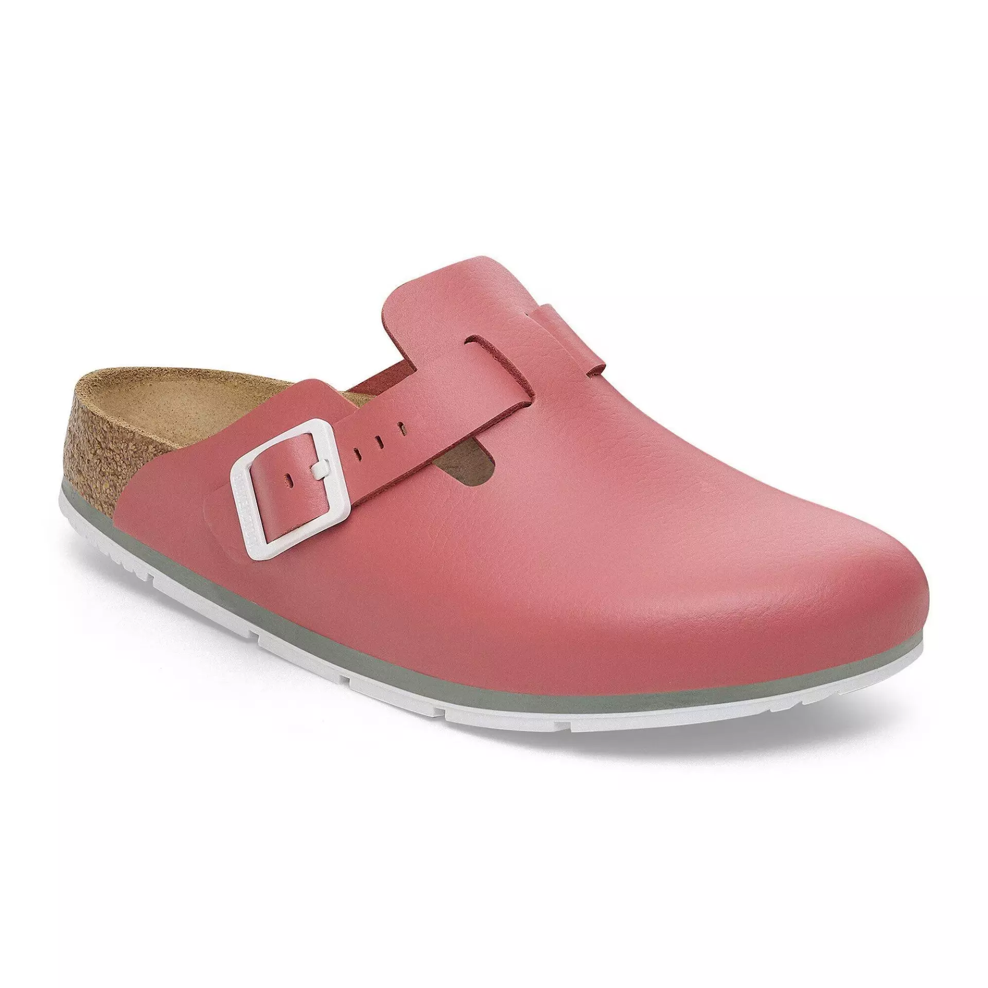 Birkenstock 1026230, Boston PRO LE Regular Occupational Sandals, Mars Red