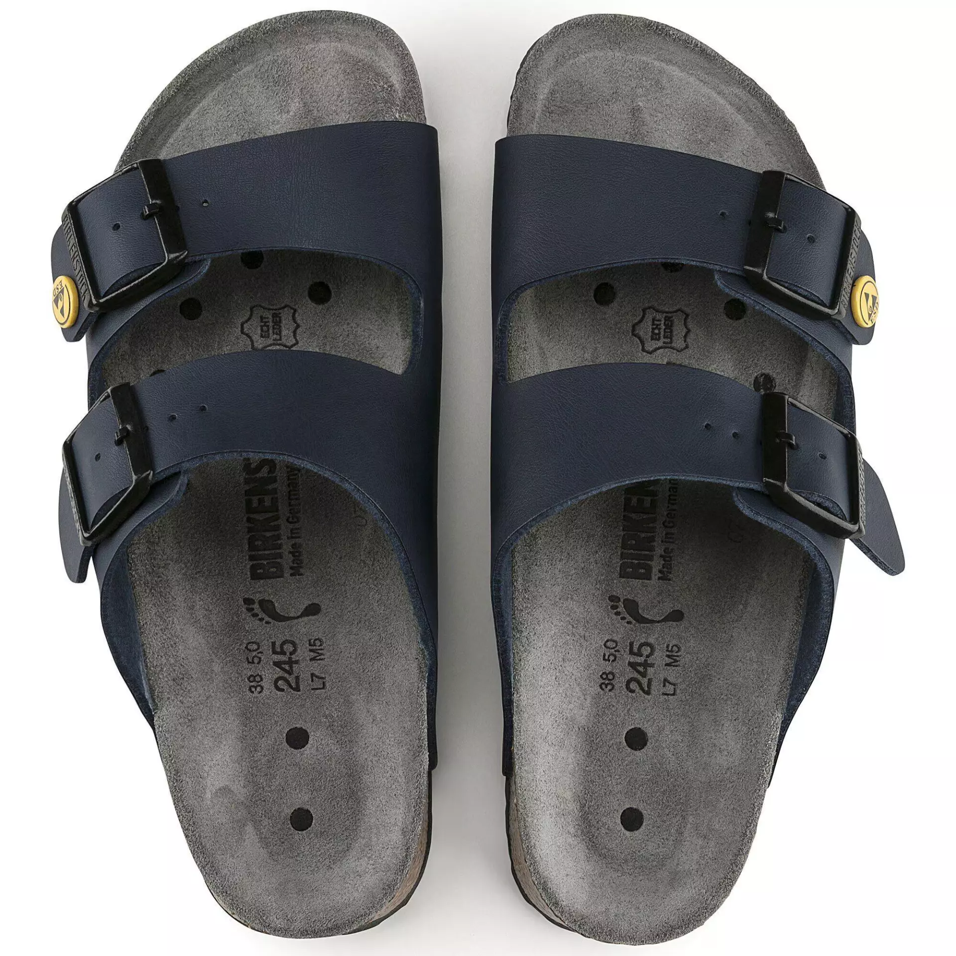 Birkenstock 89438, Arizona ESD BF Narrow Occupational Sandals, Blue, image 2