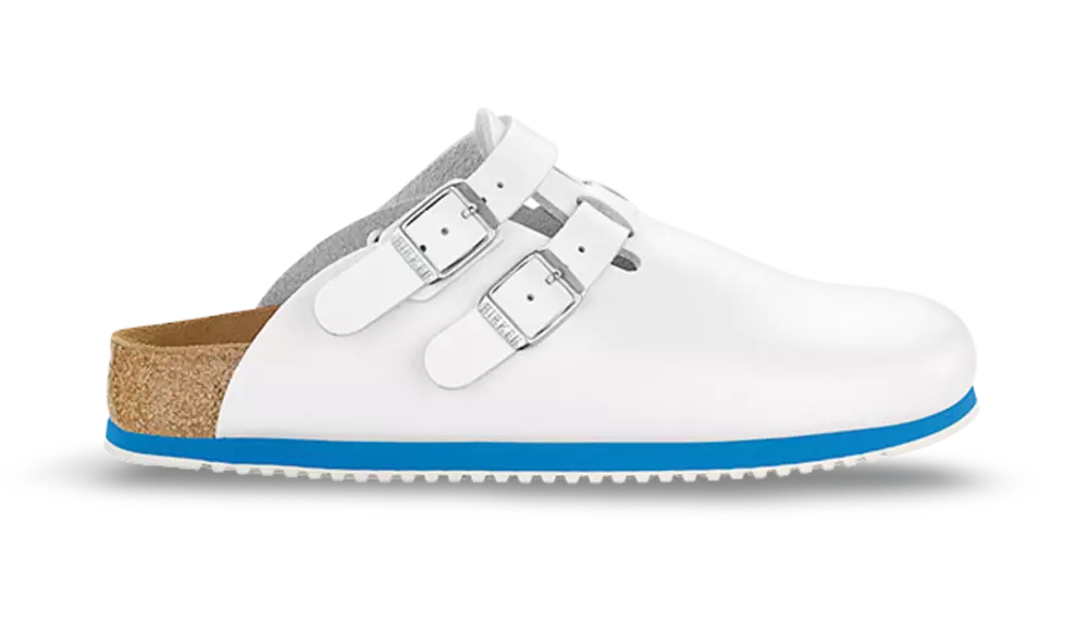 Birkenstock 582624, Kay SL SFB NL Regular Occupational Sandals, White