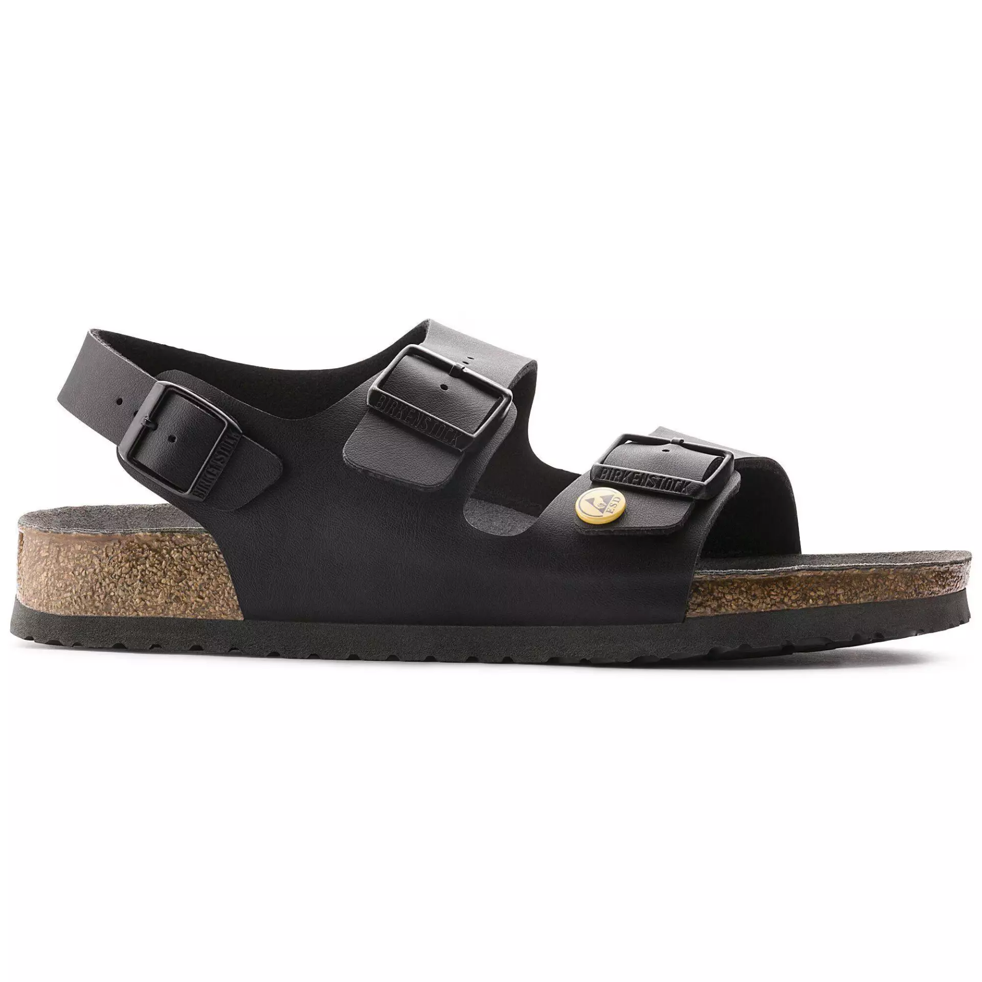 Birkenstock 634798, Milano ESD BF Narrow Occupational Sandals, Black, image 5