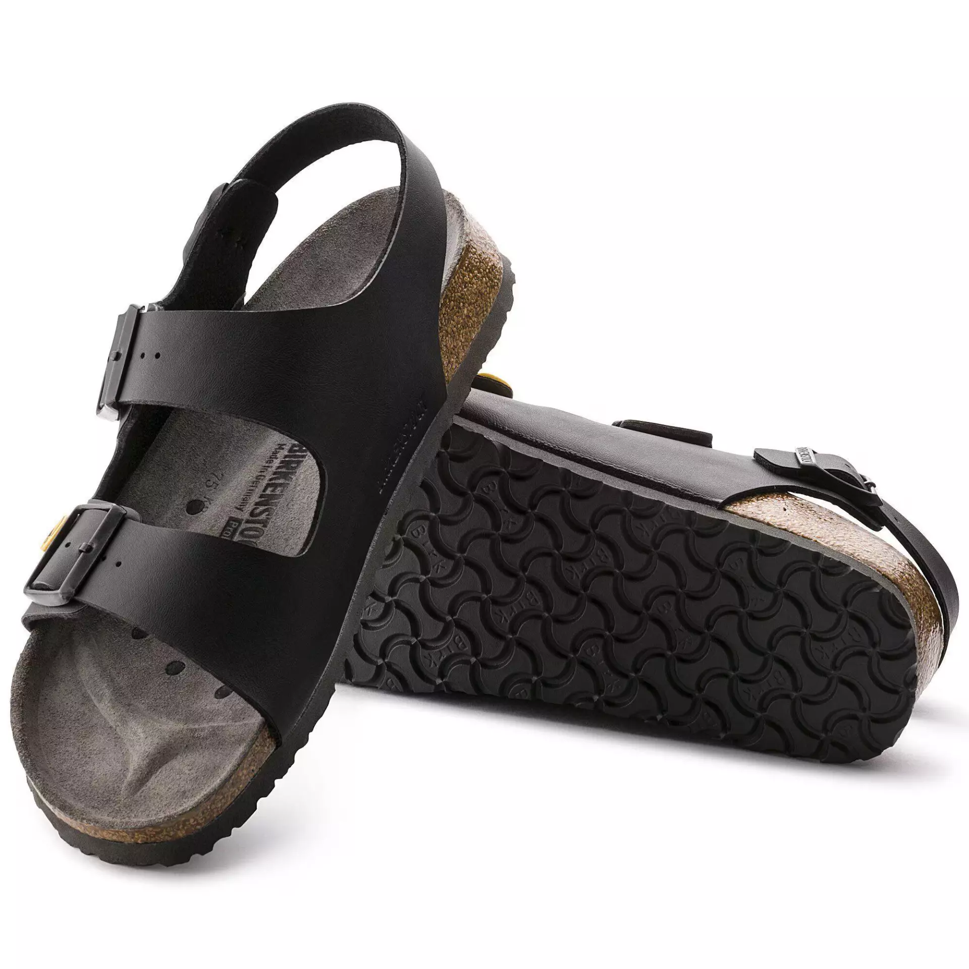 Birkenstock 634798, Milano ESD BF Narrow Occupational Sandals, Black, image 2