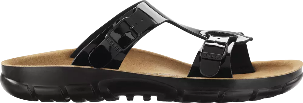 Birkenstock 263183, Sofia BF Smal arbetssandal, lackerad svart, image 3