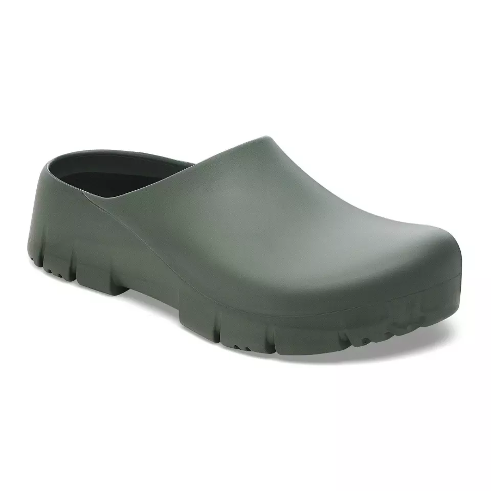 Birkenstock 1025957, Super-Birki 2.0 Regular Occupational PU Clogs, Thyme, image 1, gallery thumbnail