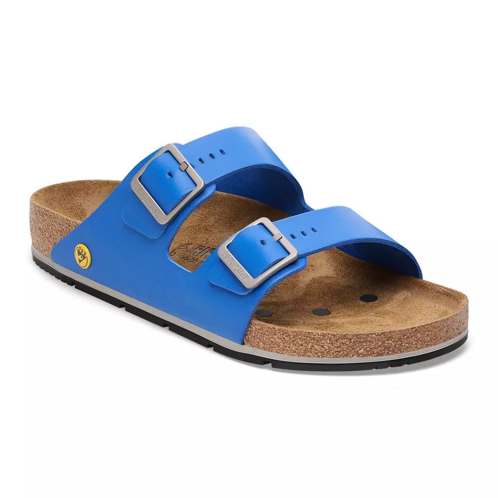Birkenstock 1028961, Arizona PRO ESD LE Regular Occupational Sandals, Ultra Blue