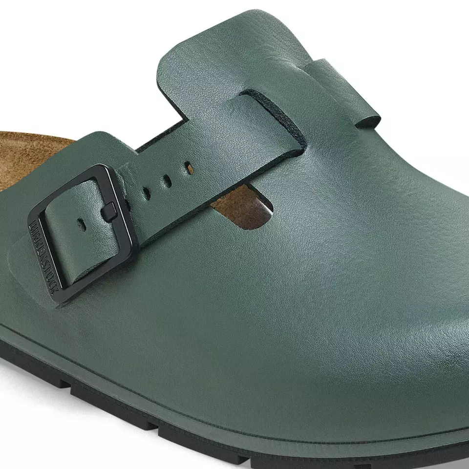 Birkenstock 1026081, Boston PRO LE Regular Occupational Sandals, Thyme, image 6, gallery thumbnail