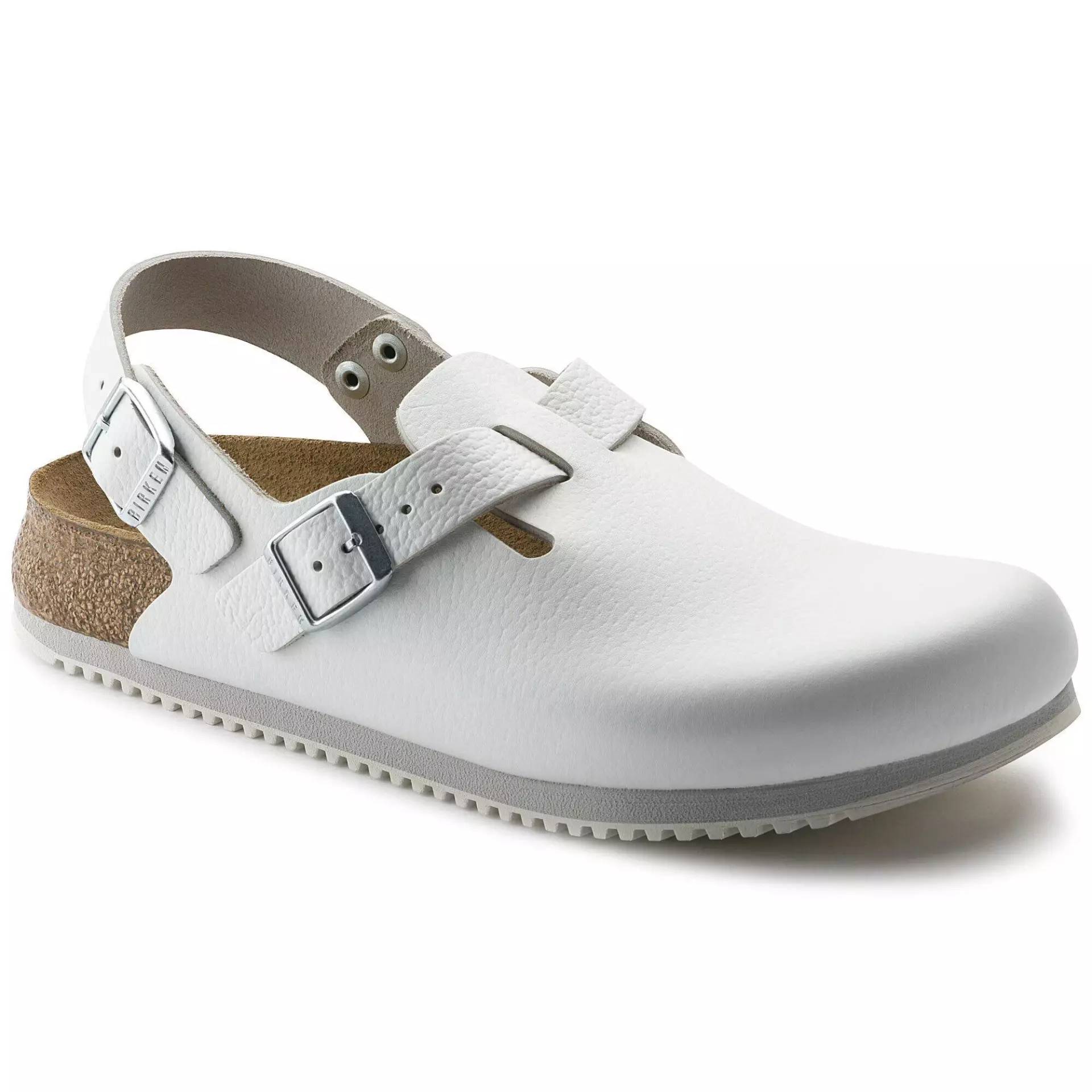 Birkenstock 61136, Tokio SL NL Narrow Occupational Sandals, White