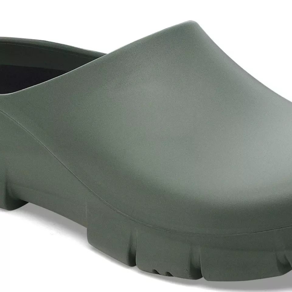 Birkenstock 1025957, Super-Birki 2.0 Regular Occupational PU Clogs, Thyme, image 6, gallery thumbnail