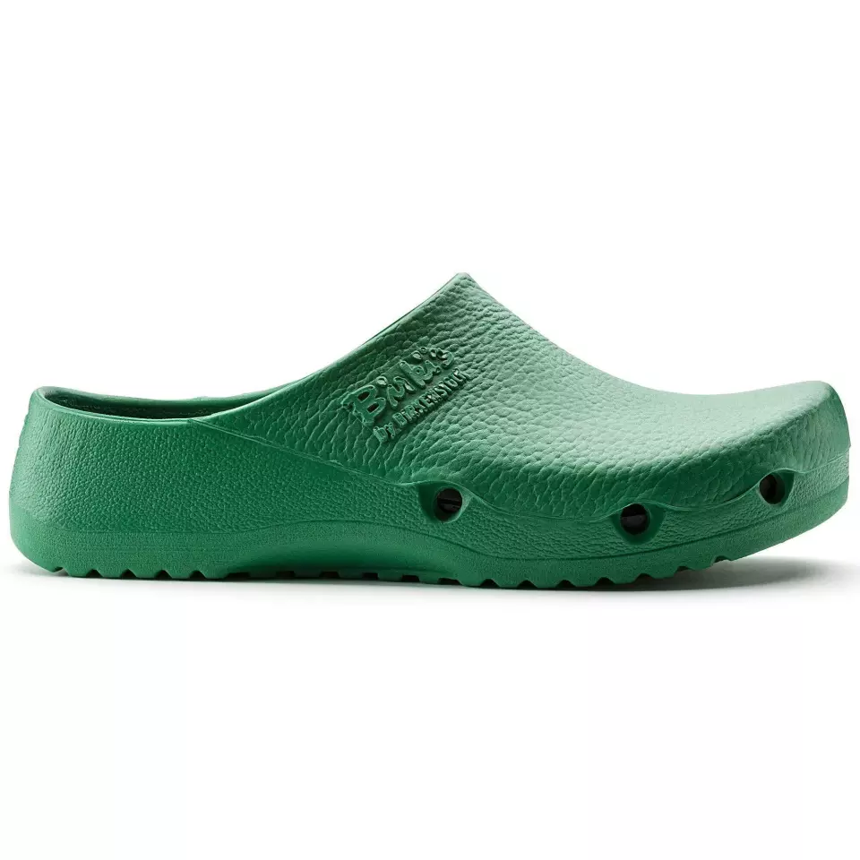 Birkenstock 63050, Birki Air Regular Occupational Antistatic PU Clogs, Green, image 5, gallery thumbnail