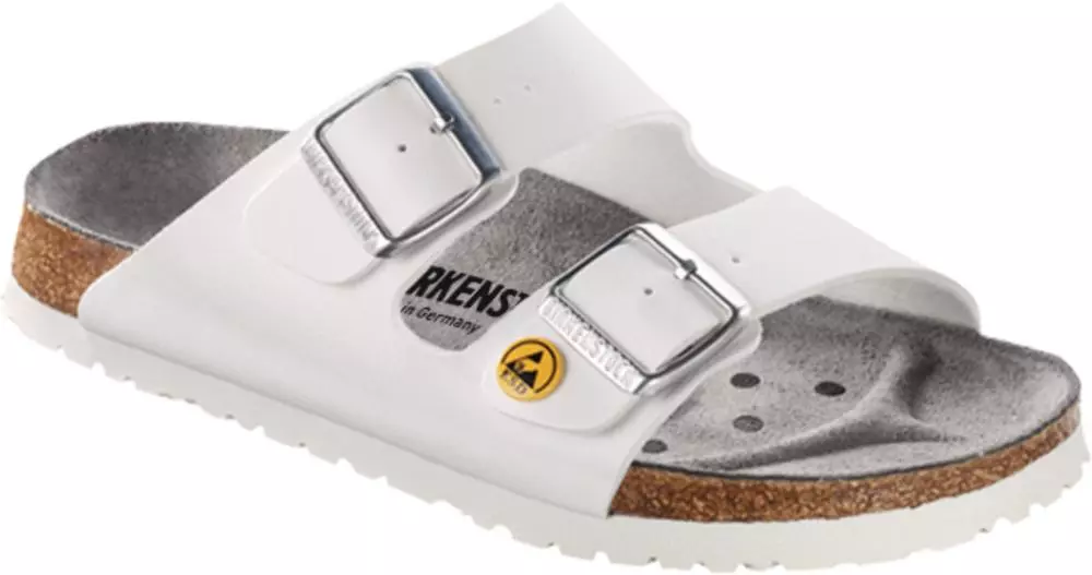 Birkenstock 89410, Arizona ESD BF Tavalliset työsandaalit, valkoiset, image 1