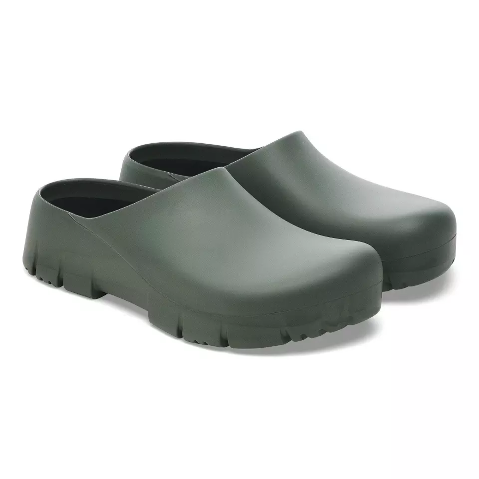 Birkenstock 1025957, Super-Birki 2.0 Regular Occupational PU Clogs, Thyme, image 4, gallery thumbnail